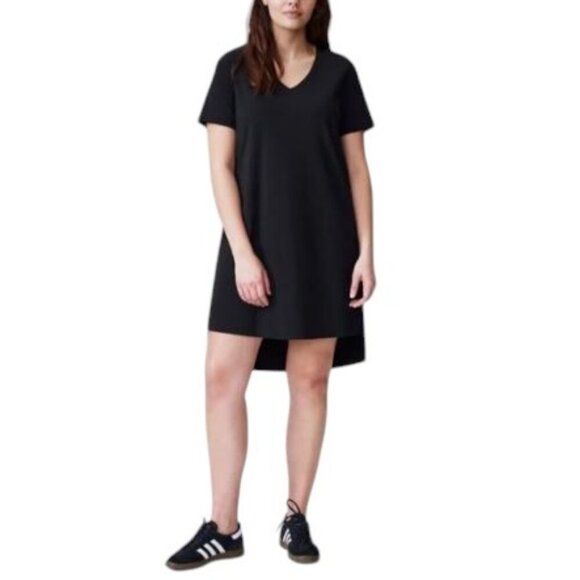 Universal Standard Tesino Washed Jersey Dress Size XL (26-28) Black - Picture 1 of 8